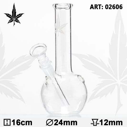 LEAF - SMALL 16cm GLASS BOUNCER BONG