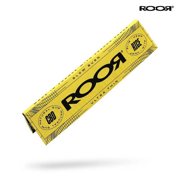 ROOR KINGSIZE SLIM CBD RICE ROLLING PAPERS