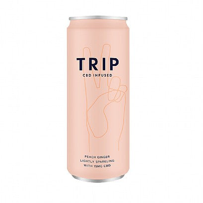 TRIP - PEACH AND GINGER 15mg CBD INFUSED DRINK 250ml