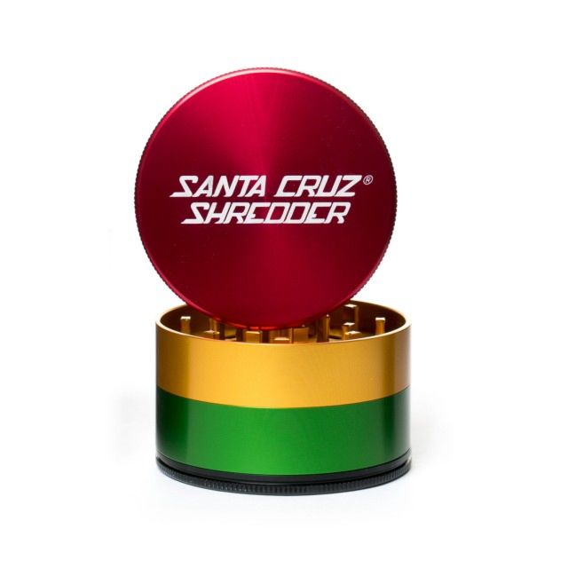 SANTA CRUZ SHREDDER LARGE 4 PIECE GRINDERS - GLOSS 70mm - CHOOSE COLOUR