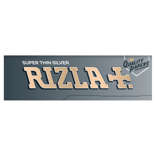 RIZLA SILVER ROLLING PAPERS - REGULAR SIZE - SLIM