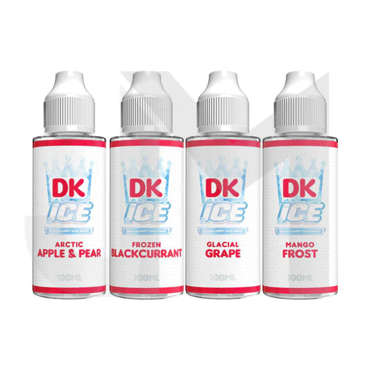 DK ICE 100ml SHORTFILL E-LIQUIDS BY DONUT KING