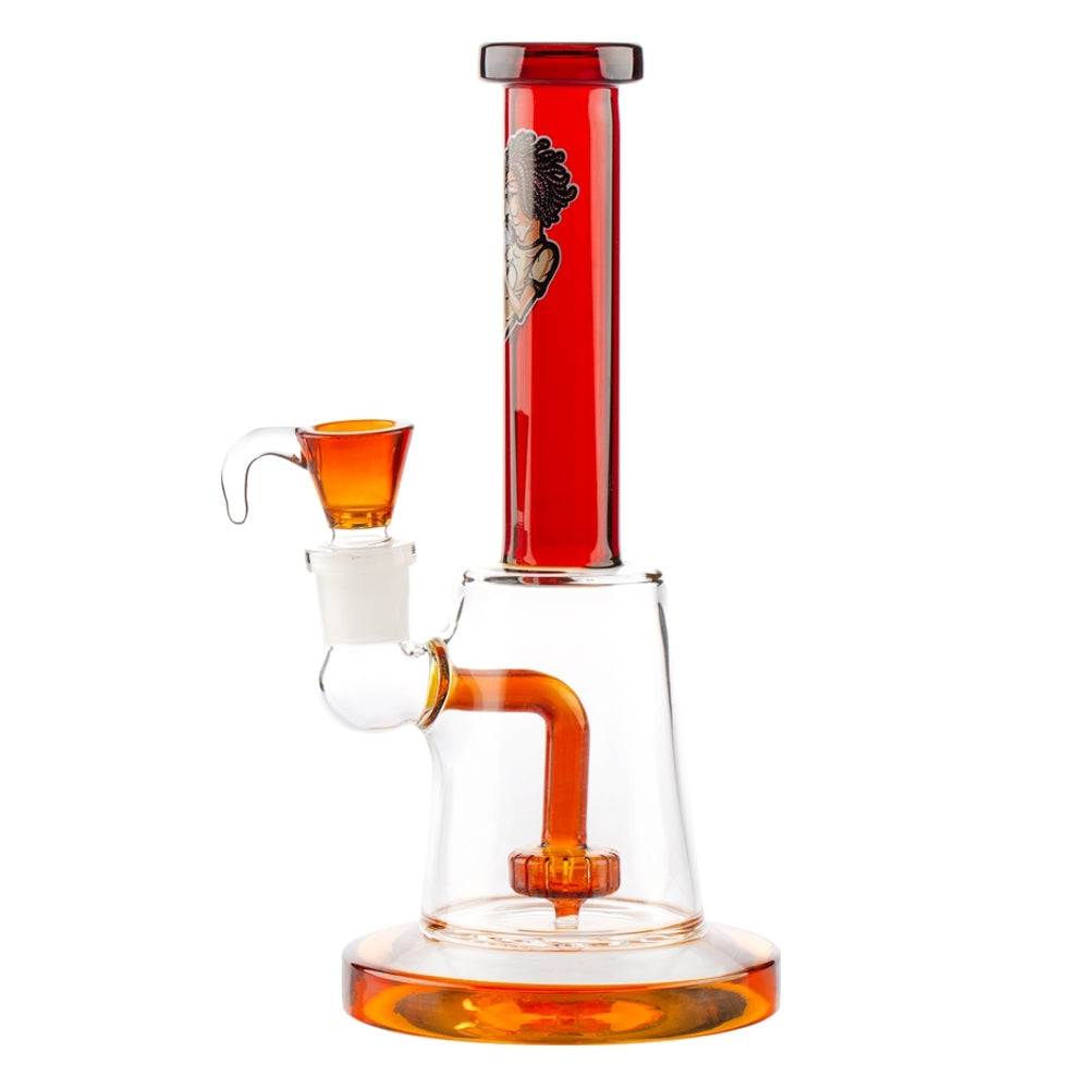 AMSTERDAM GLASS 26cm  SMOKING BOY BONG RIG - ORANGE