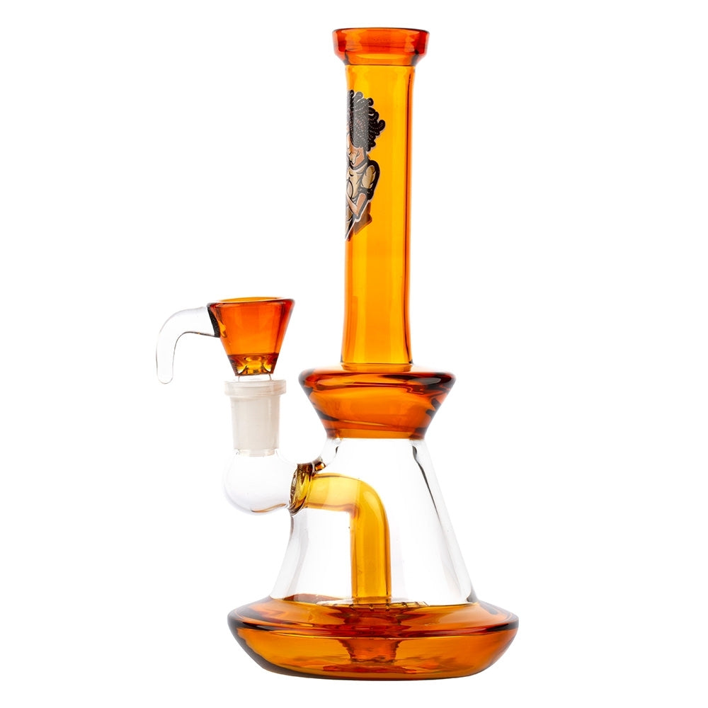 AMSTERDAM GLASS 22cm  SMOKING BOY BONG RIG - ORANGE