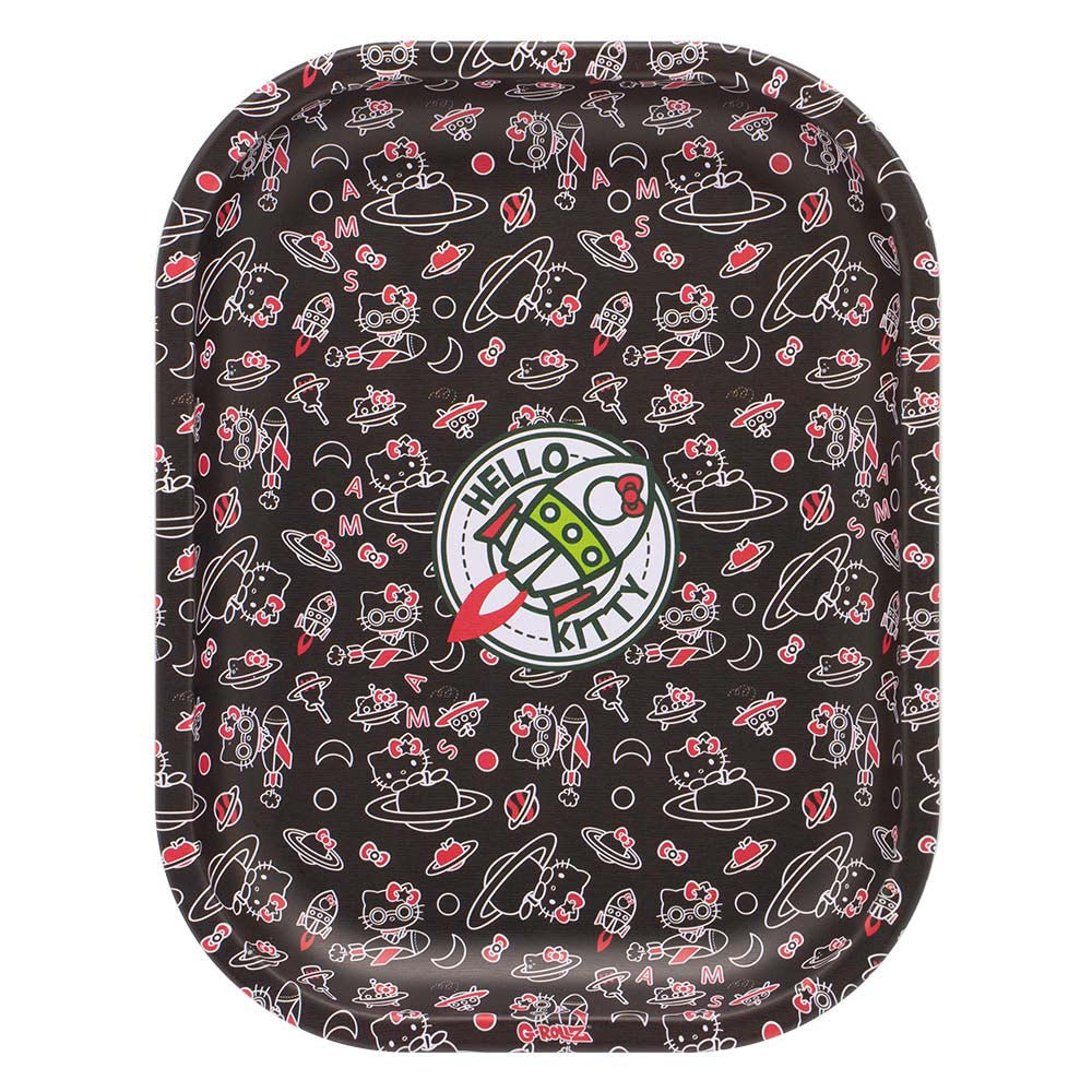HELLO KITTY "SPACE ROCKET" METAL ROLLING TRAY BY G-ROLLZ - SMALL