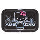 HELLO KITTY "NEON AMSTERDAM" METAL ROLLING TRAY BY G-ROLLZ - SMALL OR MEDIUM