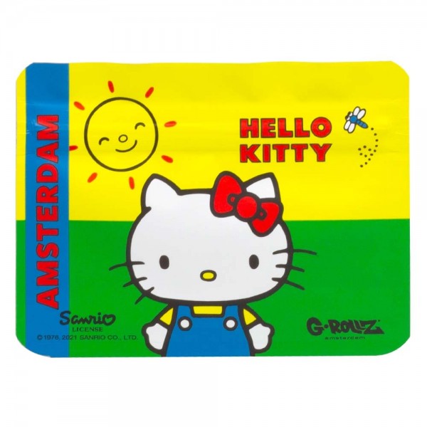HELLO KITTY SMELL PROOF BAG - SUNNY AMSTERDAM DESIGN BY G-ROLLZ - 105x80mm