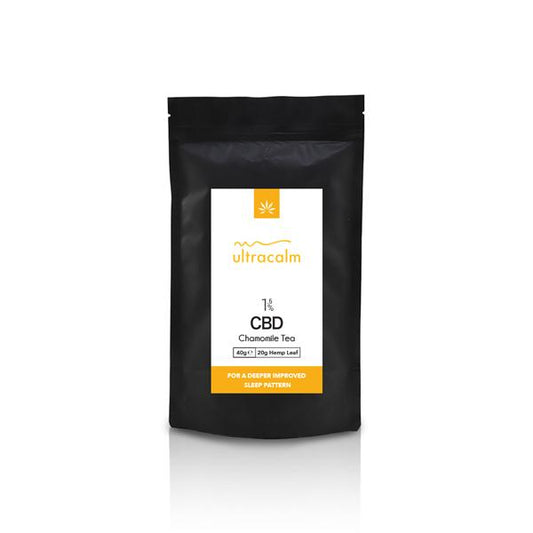 ULTRACALM CBD - 3% CBD CHAMOMILE TEA - 40g