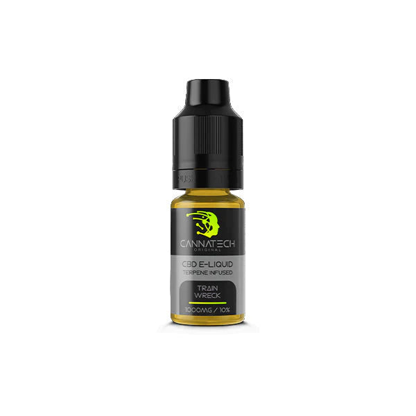 CANNATECH 1000mg CBD VAPE E-LIQUIDS - ISOLATE 10ml - MULTIPLE FLAVOURS