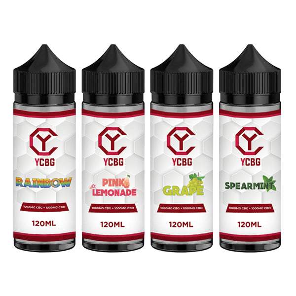 YCBG 1000mg CBD & 1000mg CBG E-LIQUIDS 100ml