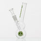 GREENLINE 14cm GLASS BONG - GREEN PEACE LG01