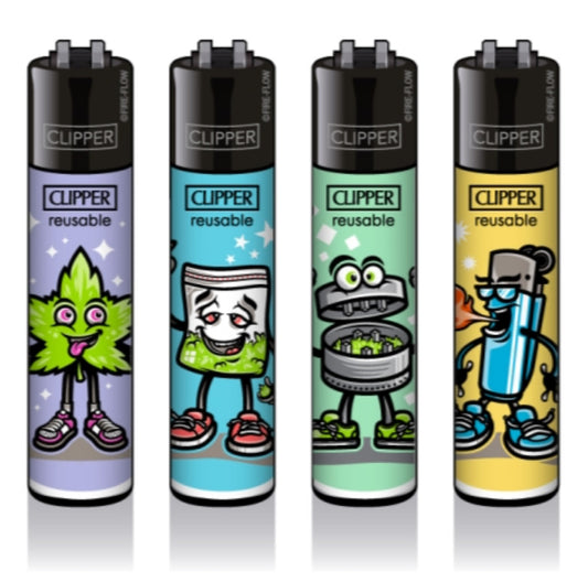 CLIPPER LIGHTERS - STONED CHARACTERS