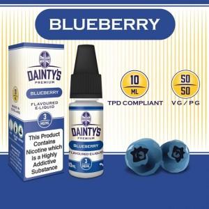DAINTY'S 10ml - BLUEBERRY 50/50 E-LIQUID