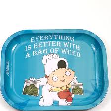 BAG OF WEED ROLLING TRAY