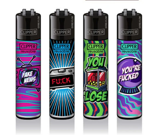 CLIPPER LIGHTERS - TRIPPY AS FUCK - FAKE NEWS etc