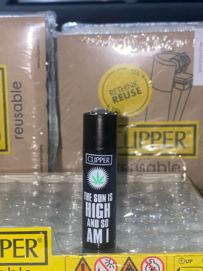 CLIPPER LIGHTERS - WEED SLOGANS - GLUTEN FREE etc