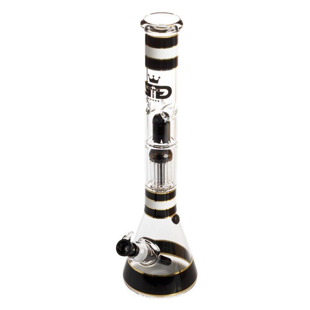 GRACE GLASS 46cm TURBO BONG WITH PERCOLATOR