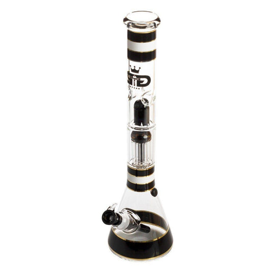 GRACE GLASS 46cm TURBO BONG WITH PERCOLATOR