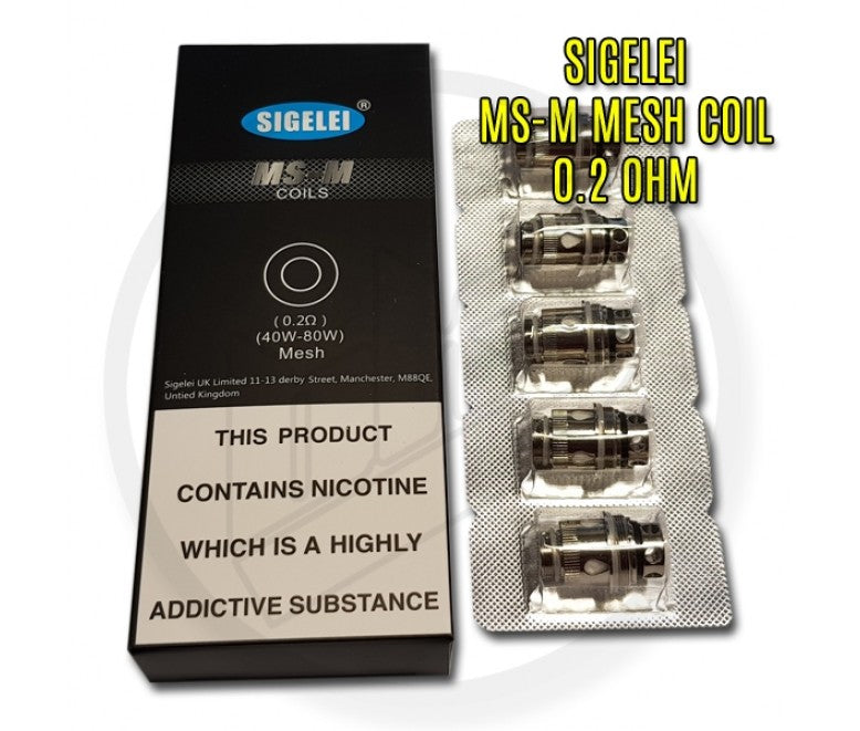 SIGELEI MS-M MESH 0.2 Ohm COIL FOR SNOWWOLF MFENG BABY