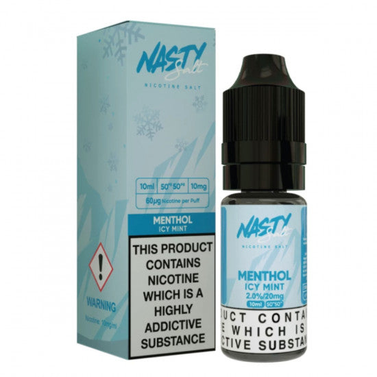 NASTY SALT - MENTHOL ICY MINT 10ml NICOTINE SALT E-LIQUID