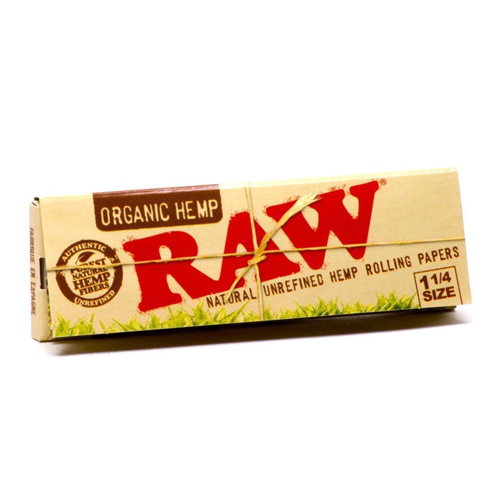 RAW ORGANIC 1 1/4 ROLLING PAPERS