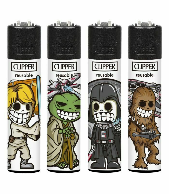 CLIPPER LIGHTERS - SKELETON SPACE WARRIORS