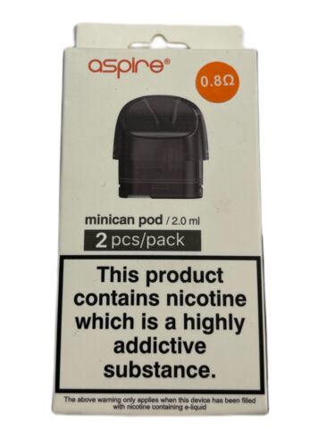 ASPIRE MINICAN 0.8ohm REPLACEMENT PODS - FOR MINICAN AND MINICAN PLUS KITS