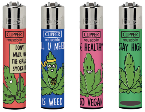 CLIPPER LIGHTERS - WEED RISE UP