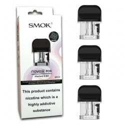 SMOK NOVO X REPLACEMENT PODS - MESHED 0.8ohm MTL