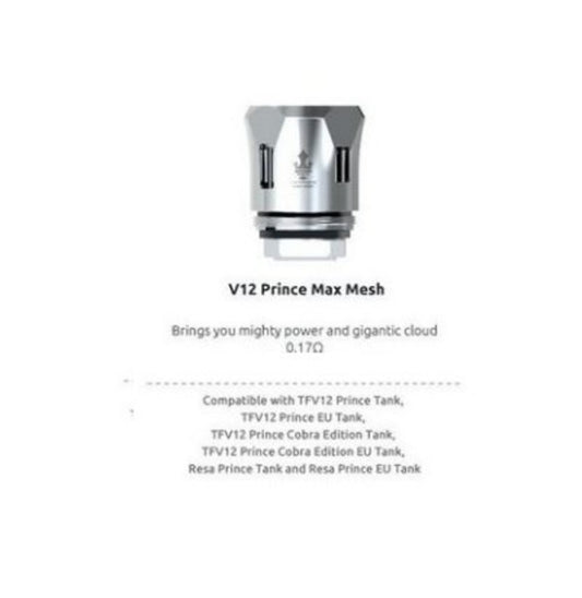 SMOK V12 PRINCE MAX MESH COILS 0.17ohm