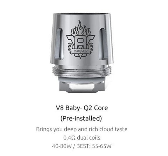 SMOK V8 BABY Q2 COIL 0.4 Ohm - FOR BABY BEAST / PRINCE BABY