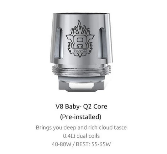 SMOK V8 BABY Q2 COIL 0.4 Ohm - FOR BABY BEAST / PRINCE BABY