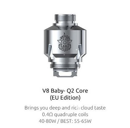 SMOK V8 BABY - Q2 EU CORE 0.4ohm COILS