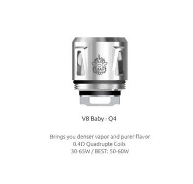 SMOK V8 BABY Q4 COIL 0.4 Ohm - FOR BABY BEAST / PRINCE BABY