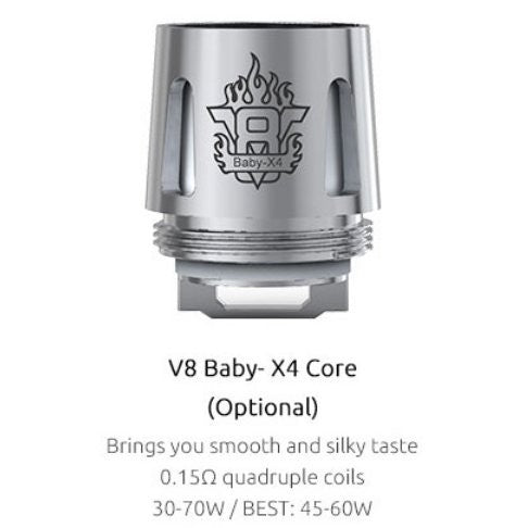 SMOK V8 BABY X4 COIL 0.15 Ohm - FOR BABY BEAST / PRINCE BABY