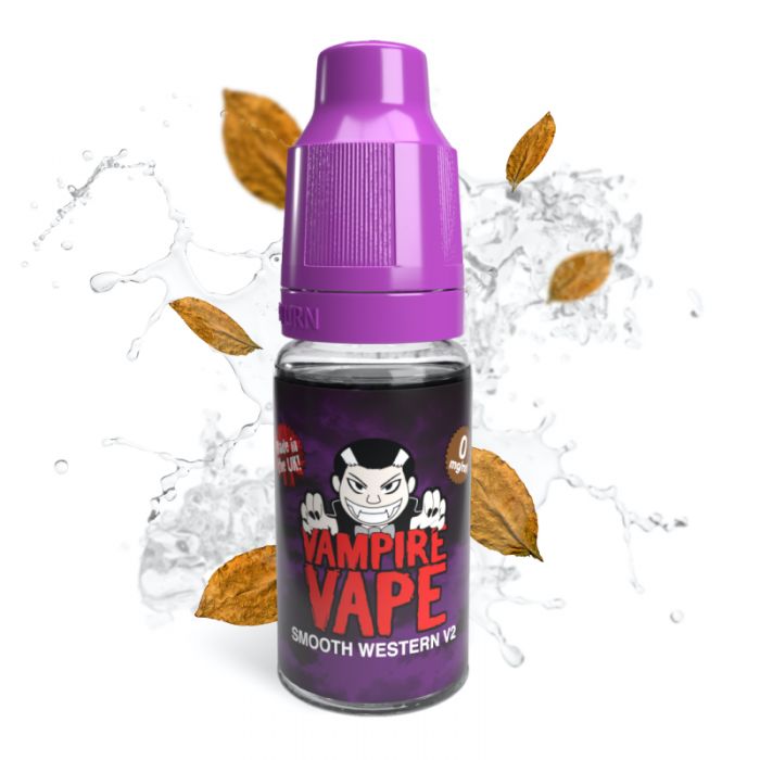 VAMPIRE VAPE - SMOOTH WESTERN TOBACCO V2 10ml E-LIQUIDS